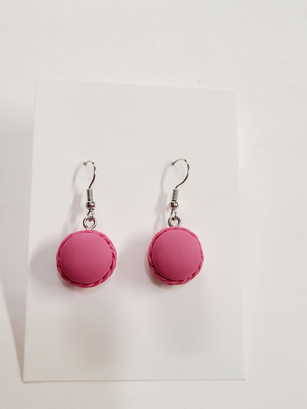 Pink Macaron Dangle Earrings - Women Jewelry